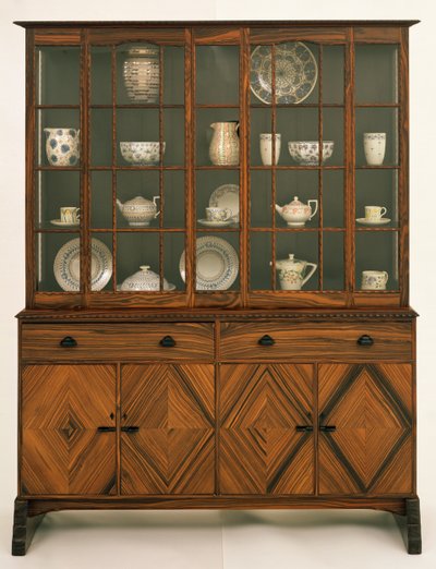Bookcase Designed by Peter Waals after Ernest Gimson, Made by Ernest Smith by Peter van der Waals